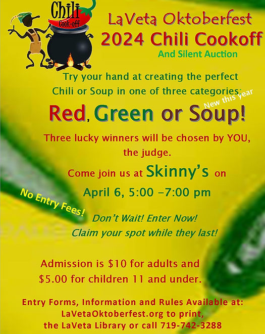 Chili Cookoff 2024 LaVeta Oktoberfest